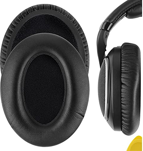 Geekria Cuscinetti auricolari di ricambio per Sennheiser HD598, HD598SE, HD598CS, HD598SR, HD595, HD599, HD599 SE, copriorecchie cuffie, parti di riparazione (Nero)