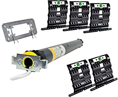 Rolladen Renovierungskit mit smarotech Mechanik-Set SW40 und Rollladenmotor Ilmo 2 40 WT 9/16 mit 9 Nm (bis 3,9 qm)