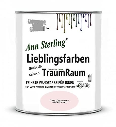 Ann Sterling Wandfarbe Innenraumfarbe Lieblingsfarben Color Farbe Innenfarbe Deckenfarbe (Rosa Romantica)