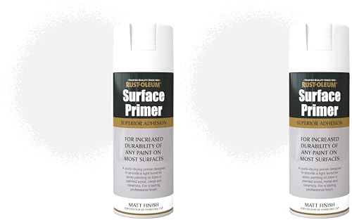Rust-Oleum AE0040028E8 400ml Surface Primer White (Pack of 2)