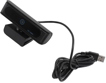 Zunate Webcam de Reconnaissance Faciale, Webcam 1080P pour Hello avec Vue Grand Angle 80°, pour 10, Connexion Facile pour Ordinateur de Bureau et Ordinateur Portable