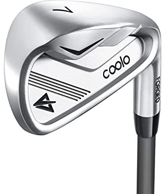 COOLO Graphit-Golf-Eisen für langsamere Swinger, Anfänger/hohe Handicap/Senioren/Damen, einzelne leichte Eisen, reduzierte Belastung für Ellbogen und Handgelenke, Rechts- und Linkshänder (Herren, SW,