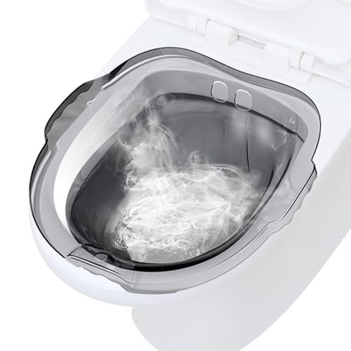 Sitz-WC-Bad – Set, bequem, therapeutisch, bequem, hygienisch, Hämorrhoiden, beruhigend | Fit Kit Spüler für Toilette