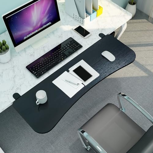 TapferBahn Vassoio Allungabile Ergonomico da Scrivania,Estensione per Scrivania,Prolunga Scrivania Ergonomica,Prolunga da Scrivania Pieghevole,Estensione per Scrivania,Robusto,per Scrivania
