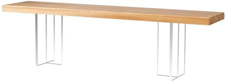 Massivholz-Essbank, Landhaus-Stil, Eingangsbereich, Nachttisch, für Innenbereich, moderne Bettbank für Esszimmer, Küche, Wohnzimmer, 180 x 45 x 30 cm