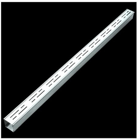 Juego de desagüe de acero inoxidable delgado para desagüe, para patios, pasillos, aparcamientos y jardines con cubierta de canalón y rejillas