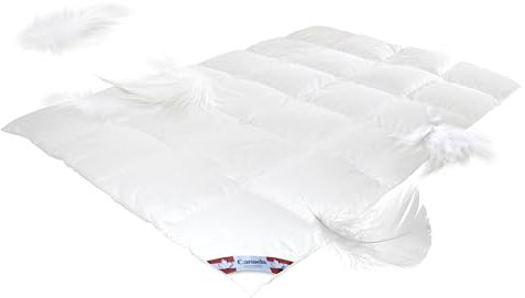 Bach's Betten Welt Mega Preis Canada Daunendecke Light 100% Natur extra weiche Daunen Federn (240 x 220 cm)