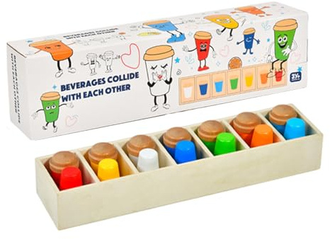 Kasmole Farbspiel - Kinderspiel Gedächtnisspiel - Gedächtnis Lernspiel Für Kinder Erwachsene Drinnen Draußen Klassenzimmer Garten