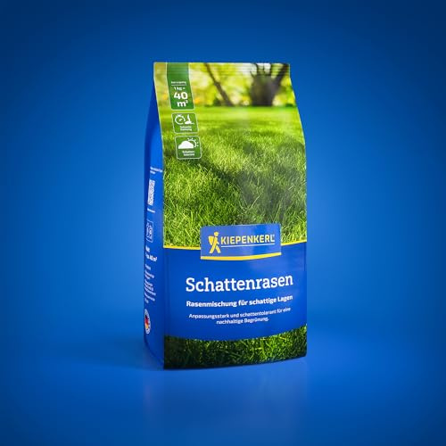 Kiepenkerl Schattenrasensamen 1085242, Rasensaat | Schnelle Keimung, hochqualitatives Rasensaat, Saatgut Made in Germany