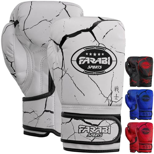 Farabi Sports Kids Boxing Gloves Junior Punching Gloves 6, 8-oz Unisex Youth Kickboxing Training Gloves for MMA Muay Thai Focus Pads & Punching Bags