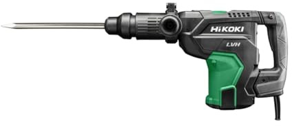 HiKOKI DH45MAJ1Z 1400W SDS-Max Rotary Hammer with Low Vibration Handle (LVH) for Concrete Drilling up to 45mm with Case (230V / 11.3J)