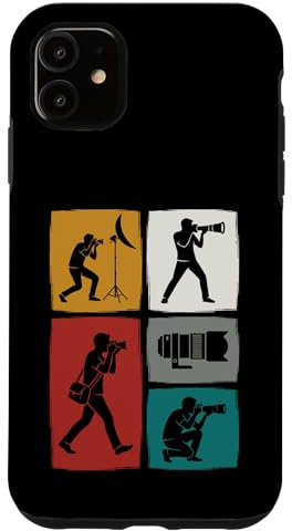 Vintage Analog SLR Camera Retro Photographer Film Case for iPhone 11