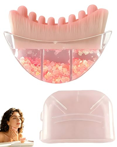 UEAVOID Spazzola Viso Linfodrenante 1 Pezzo, Spazzola a Secco per Massaggio Drenante, Riduce Gonfiore, Tonifica & Scolpisce Contorni Viso