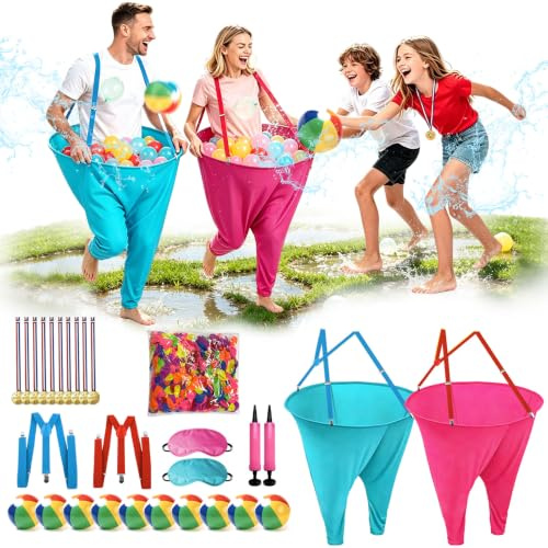 VEEKAY Granny Pants Juego de Lanzamiento,2 Piezas Granny Pants Yard Game, Pantalones Gigantes de Gran Tamaño Juego al Aire Libre,Juego de Fiesta al Aire Libre para jardín, Parque,Playa