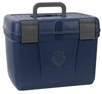 PFIFF 101562-223-1 - Caja de Limpieza para Caballos (pequeña, tamaño M), Color Azul y Gris