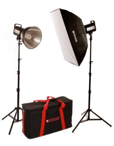 Paterson FL500 Two Head Softbox and Reflector Kit :