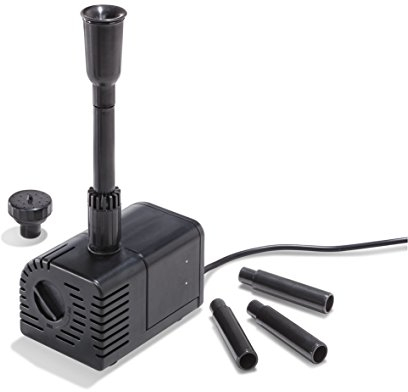 esotec Solar Teichpumpe Siena 900/1500, 12-24V/DC Ersatzpumpe, Sprinklerset, LED Anschluss, universell einsetzbare Einzelpumpe, Ersatzteil, Zubehörpumpe, Erweiterungspumpe, IP68 101758