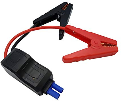 LOTUS POWER EC-5 Connector Car Battery Smart Clips, 12V, 15A, Booster Cables, Anti-short, Anti-reverse, Full Copper, EC5 Interface, Peak Current <800A