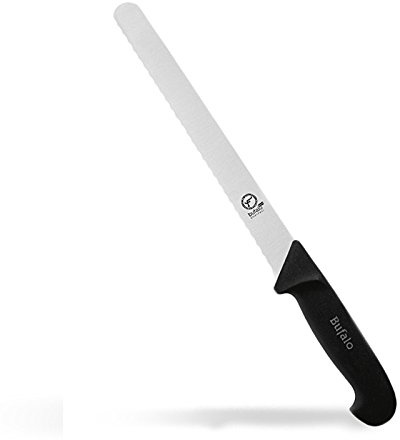 Bufalo Coltello Professionale per Pane Lama 30 cm