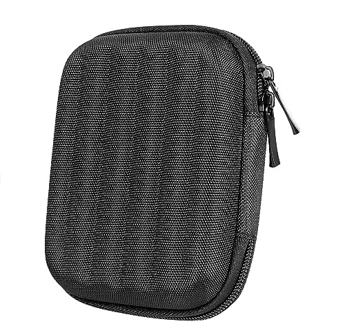 Geekria UltraShell Case Compatible with Ink'd+, Set In-Ear, Ink'd 2, Chops Flex In-EarSport Earbuds, Replacement Protective Hard Shell Travel Carrying Bag with Cable Storage (Black)