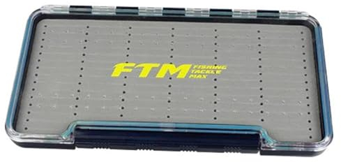 Spoon Box 18,8 x 10,3 x 1,7 cm Angelbox für Spoon Blinker, Köder und Box für Spoons & Spinner, Blinkbox, Tackle Box für Forellen Blinker