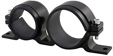 Halter Kraftstoffpumpe & Kraftstofffilter doppelt 50/60mm | Schwarz