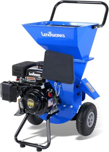 Landworks Wood Chipper Shredder Mulcher Super Heavy Duty 7HP 3 in 1 Multi-Function 3 Inch Max Capacity