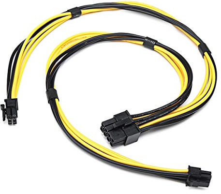 Dual-Mini-6-Pin-Stecker Auf 8-Pin-Pci-E-Stecker Für Mac Pro-Grafikkarte