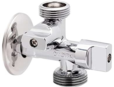 Grifo o válvula combinada para bidé-WC 3 vías (1/2 x 3/8 x 3/4)