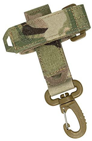 Tactical Glove Holder Strap Climbing Rope Keeper Keychain Multi-Purpose Glove Hook 500D Nylon (camo)