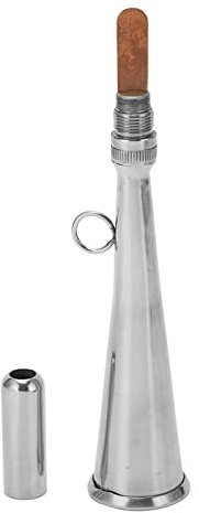 Stainless Steel Handheld Fog Horn With Removable Mouthpiece - Accessory For Boat