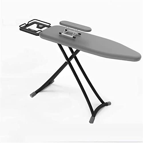 Herramienta de Limpieza Tabla de Planchar, con Zona de Estacionamiento Resistente al Calor Colgador de Planchado Plegable para Sala de Estar Hotel Tienda de Ropa Centro de Lavandería (Color : B, Size