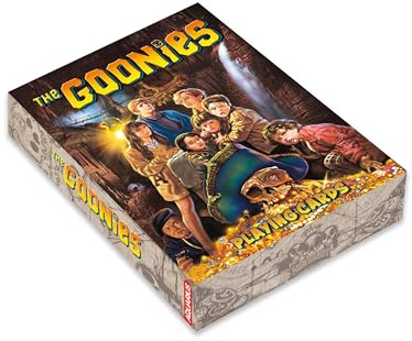 AQUARIUS Goonies spelkort – Goonies tema kortlek för dina favoritkortspel – officiellt licensierade Goonies varor och samlarobjekt