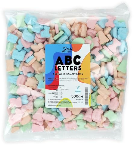 Just Treats ABC Letters (500g Share Bag)