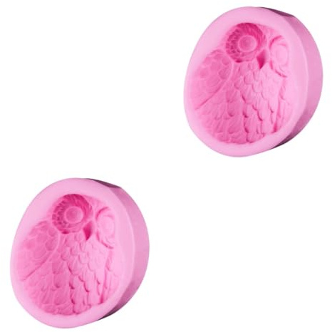 Alipis 2stücke Silicone Mold Owl Für Fondant Und Backen Umweltfreundliche Antihaftbeschichtete Silikonform Für Kreative Kuchen Und Desserts Für -projekte