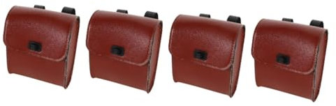 OUNONA 4 Stück Ledertasche Für Elektroautos Werkzeug Aufbewahrungstasche Werkzeugkoffer Werkzeugtasche Pu Leder