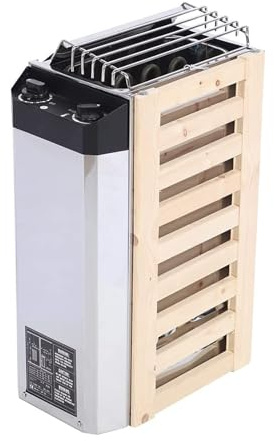 Calentador de sauna, 3KW Estufa de sauna eléctrica Baño Calentador de sauna Estufa 220 V, con control interno, para el hogar Hotel Sala de sauna Ducha de SPA