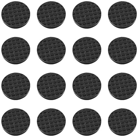 Qrity 16 Pièces Protection pour Meubles Patin Antiderapant, Tampons Autocollant, Protecteur de Sol Tampon, Ronds, 20MM