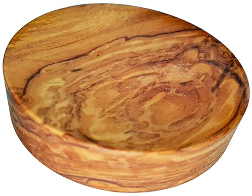 SeleXions Spielgeldteller aus Holz für Kartenspiele wie Schafkopf, Skat, Doppelkopf, ca. 10 cm Durchmesser, 1,8 cm Höhe
