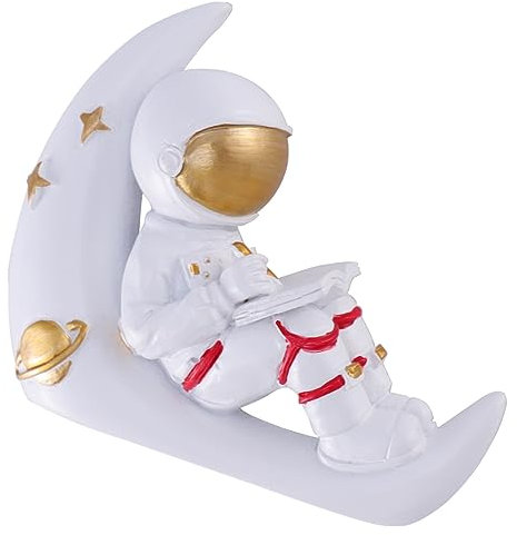 jojofuny Stronaut Shape Wall Sticker 1pc Resin Wall Art for Room Safe Sturdy Socket Dec