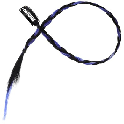VALICLUD Trecce Finte per Capelli Fermagli per Capelli Parrucca Treccia Decorazione per Trecce Clip per Parrucca Materiali Affidabili Opzioni per Occasioni Fissaggio Semplice e Veloce