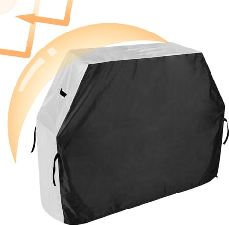Grill Cover, 420D Oxford BBQ Protector, Waterproof & Fade-Resistant, Heavy-Duty Weather Protection, Burner Patio Garden, 57.09 x 24.02 x 46.06 inches, 64.96 x 24.8 x 44.88 inches