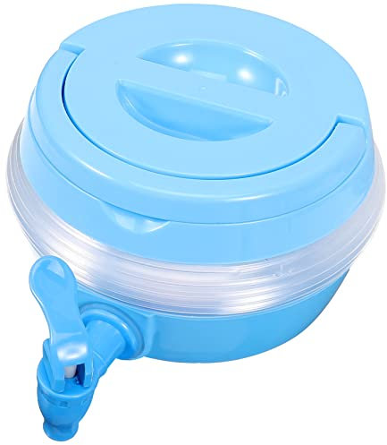 TOYANDONA Distributeur Eau Pliable Portable Avec Robinet Et Poignée Réservoir Compressible Pour Boissons Sportives Et Fêtes Fermeture Étanche Usage Extérieur Et Camping