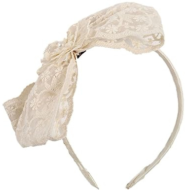 PACKOVE Diadema De Princesa Diseño De Lazo De Encaje Adorno Cabeza Para Disfraces Adornos Pelo Para Fiestas Para Niñas