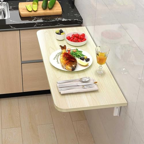 Escritorio plegable de pared para laptop, estación de trabajo flotante que ahorra espacio para habitaciones pequeñas, perfecto para dormitorio, oficina en casa y balcón