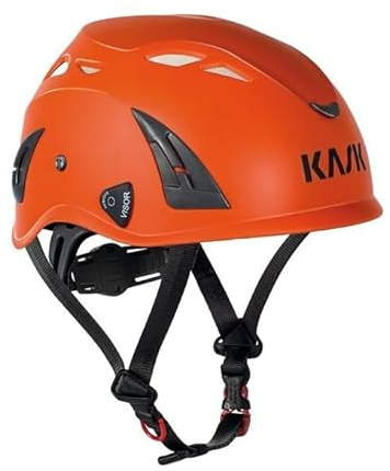 KASK SUPERPLASMA AQ INDUSTRIESCHUTZ -UND KLETTERHELM (ORANGE) | INKLUSIVE SCHUTZBRILLE (TRANSPARENT)