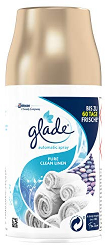 Glade (Brise Automatic Spray Nachfüller, Raumduft, Pure Clean Linen, 2er Pack (2 x 269 ml)