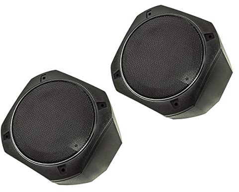 tomzz Audio 2800-022 Aufbau Lautsprecher Gehäuse für 130x130 mm DIN Lautsprecher Retro KFZ Boot LKW Baumaschinen