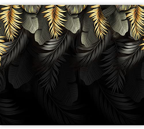 murando - Vlies Fototapete Dschungel 350x256cm Foto Tapete Schlafzimmer Wohnzimmer Vliestapete XXL Wandtapete Motivtapeten Bildtapete 3d Effekt Wand Dekoration - tropische Blätter Palmen b-B-10038-a-a