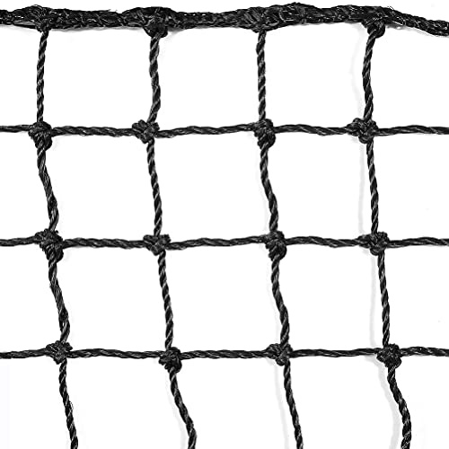 Aoneky Fußball Ballfang Netz 3x3M/3x6M, 2,5mm 42# HDPE, 10 x10 cm Geknotete Masche, verhindern DASS Basket Volley über den Zaun Garten